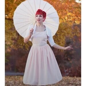 Unique Vintage Tatayana Pink Gingham Barbie Core 1950s, Retro, Pin Up Sz XL #34